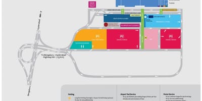 Нисэх онгоцны буудал Бангалор газрын зураг